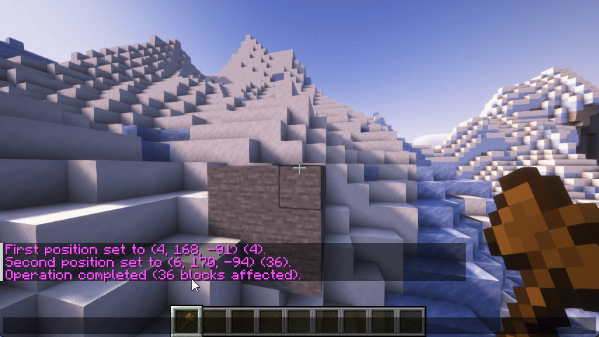 Use one of the manipulation commands to change the region to your liking
