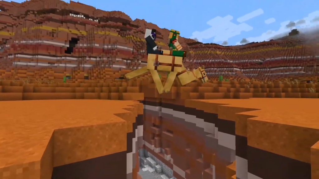minecraft camel jumping