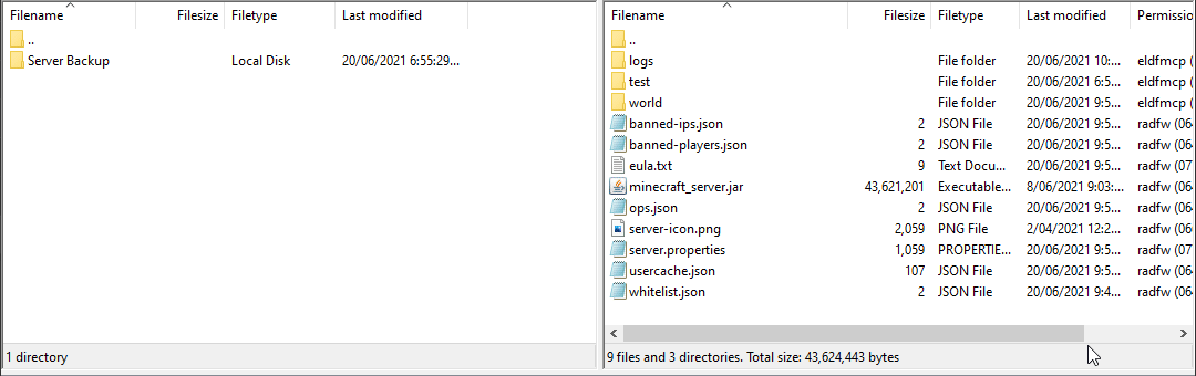 How to Manually Backup your Server Files | Shockbyte