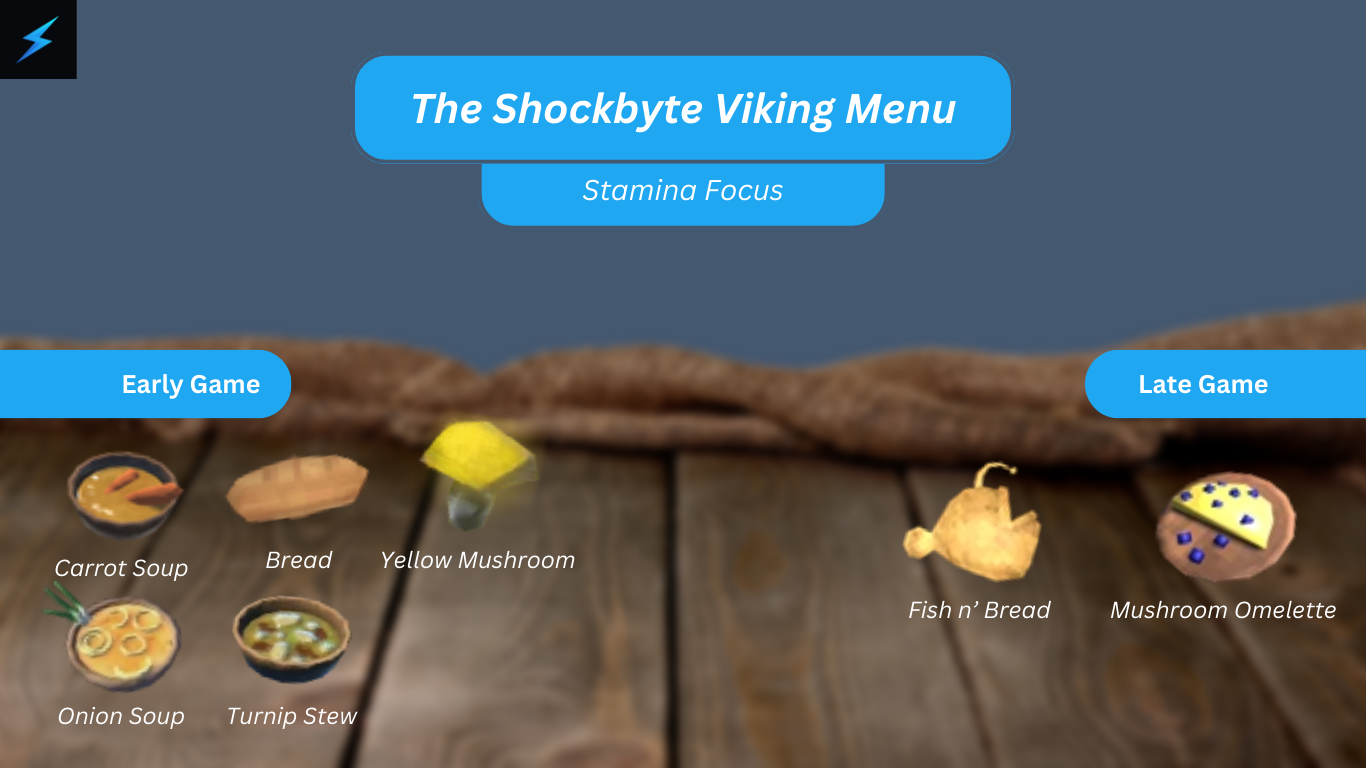 Valheim Stamina Food