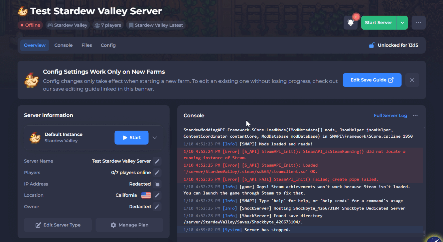 How to Install Tractor Mod to your Stardew Valley Server | Shockbyte