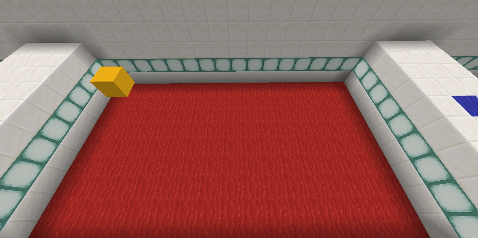 A screenshot of the map displaying a portion of the parkour