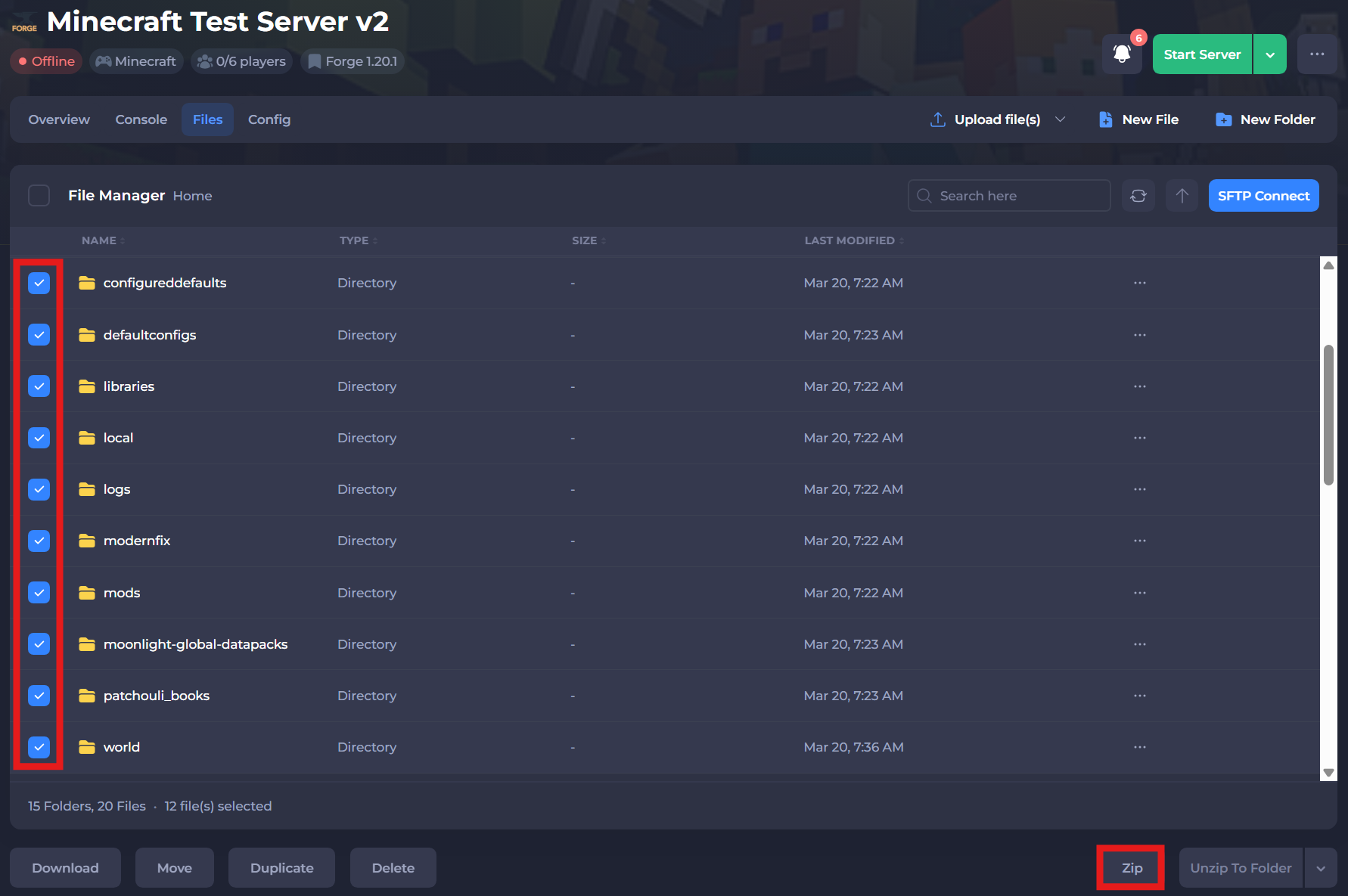 How to Manually Backup your Server Files | Shockbyte