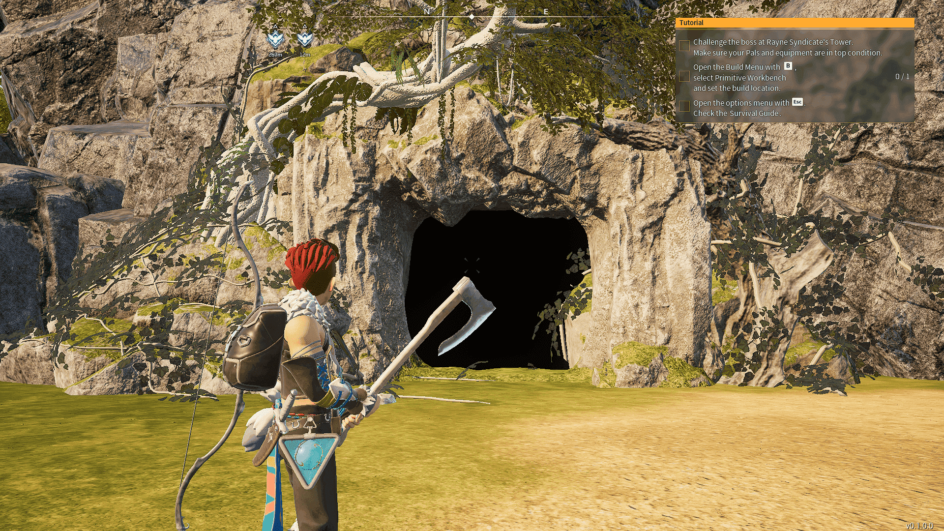 Dungeon entrance in Palworld