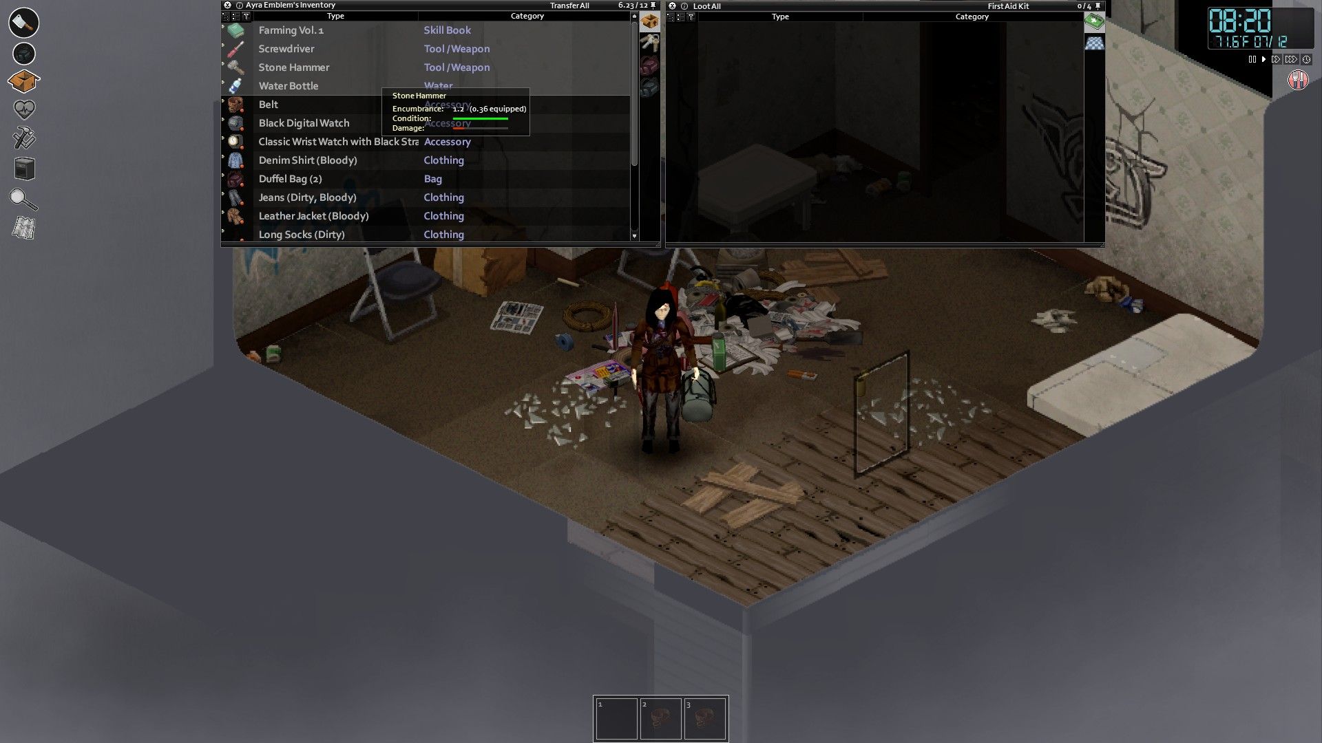 Project Zomboid Tips Carrying Weight