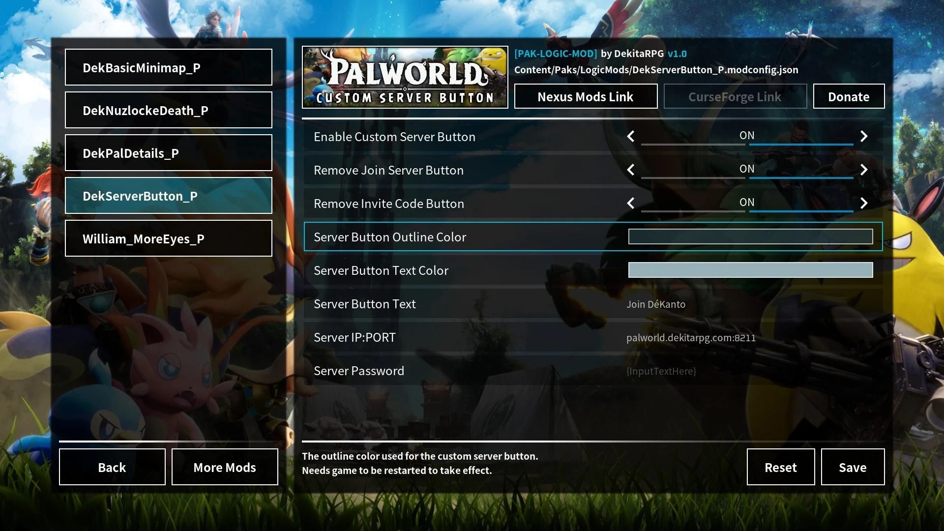 Palworld Modding Ui