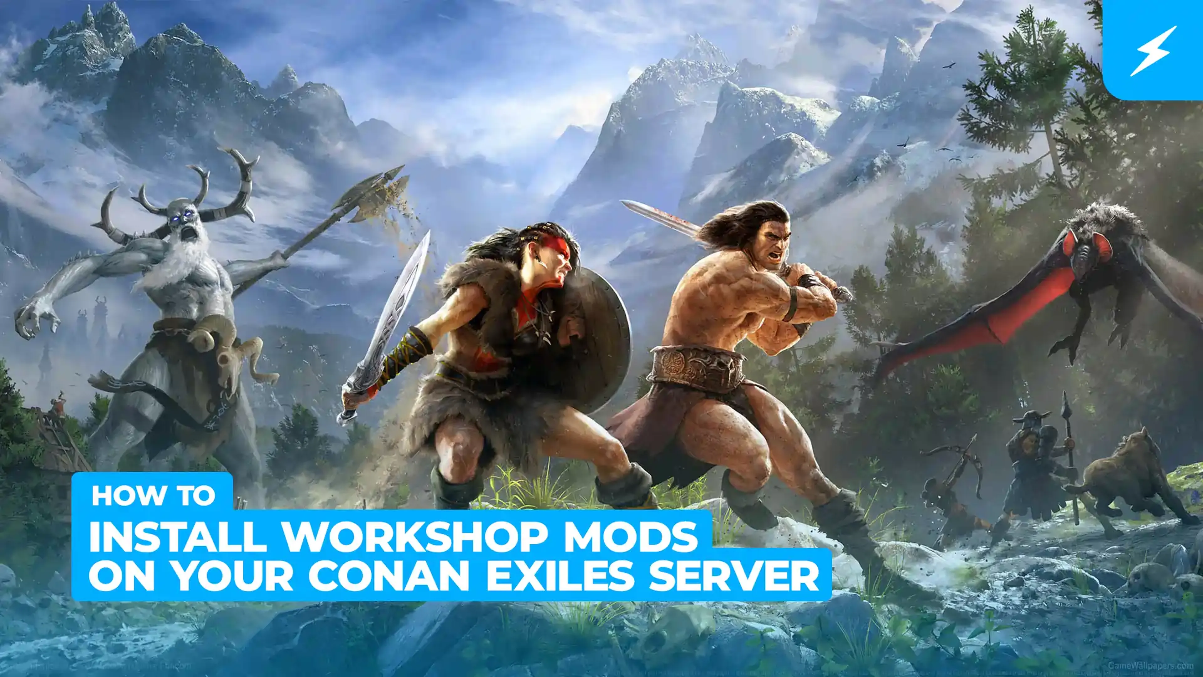 How to install workshop mods on your conan exiles server