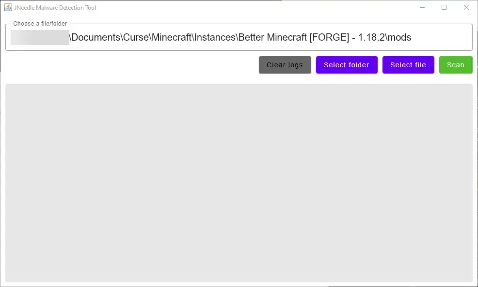 jneedle malware scan