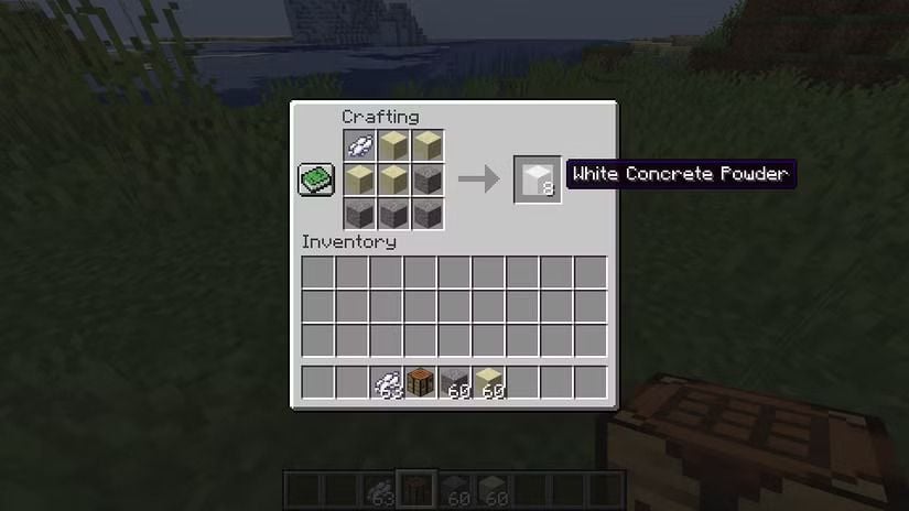 Jak Zrobi Bia y Beton W Minecraft Shockbyte