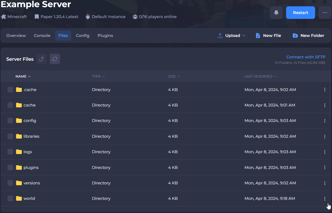 rename your plugins folder, then restart the server